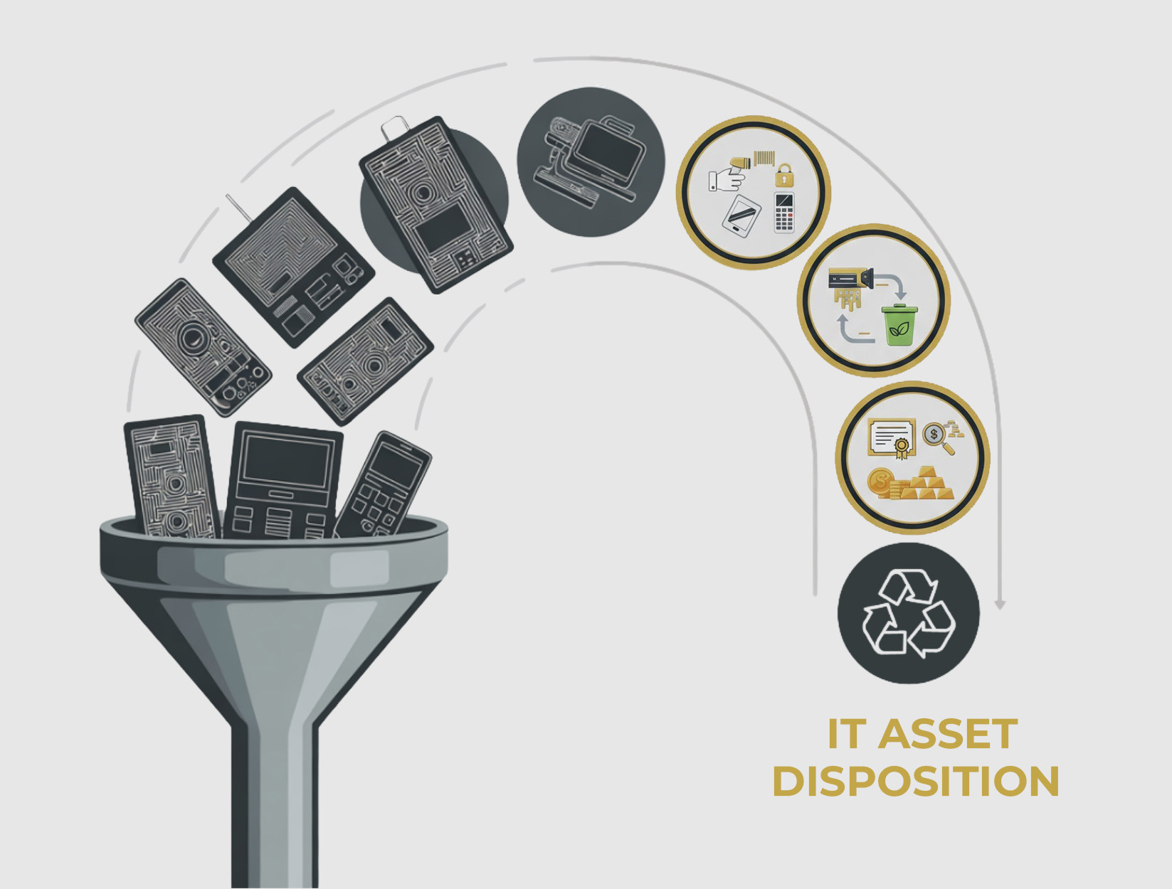 Comprehensive IT asset disposition services California